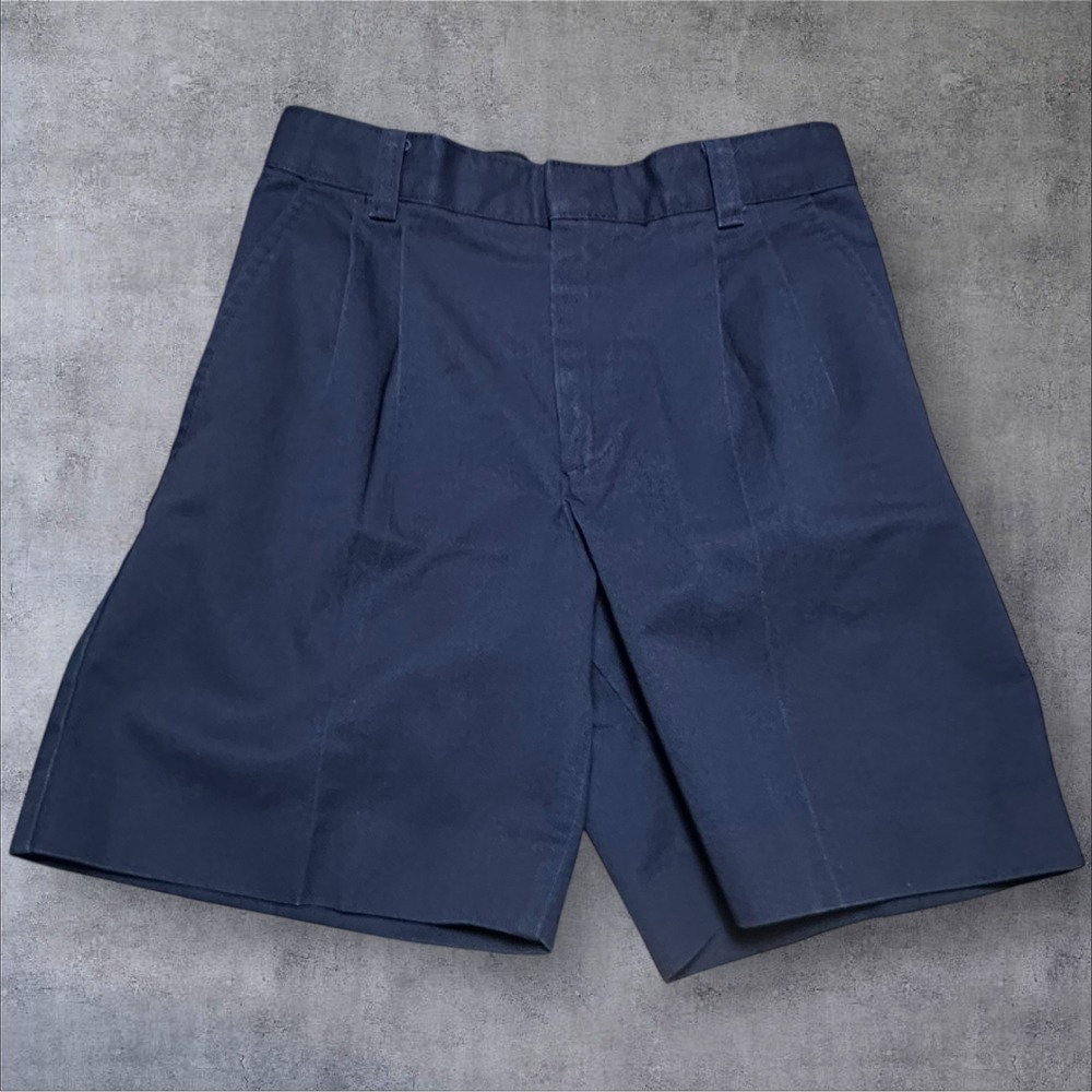 Vintage‎ Tom Sawyer Boys Navy Dress Shorts Size 10 Pleated Made USA